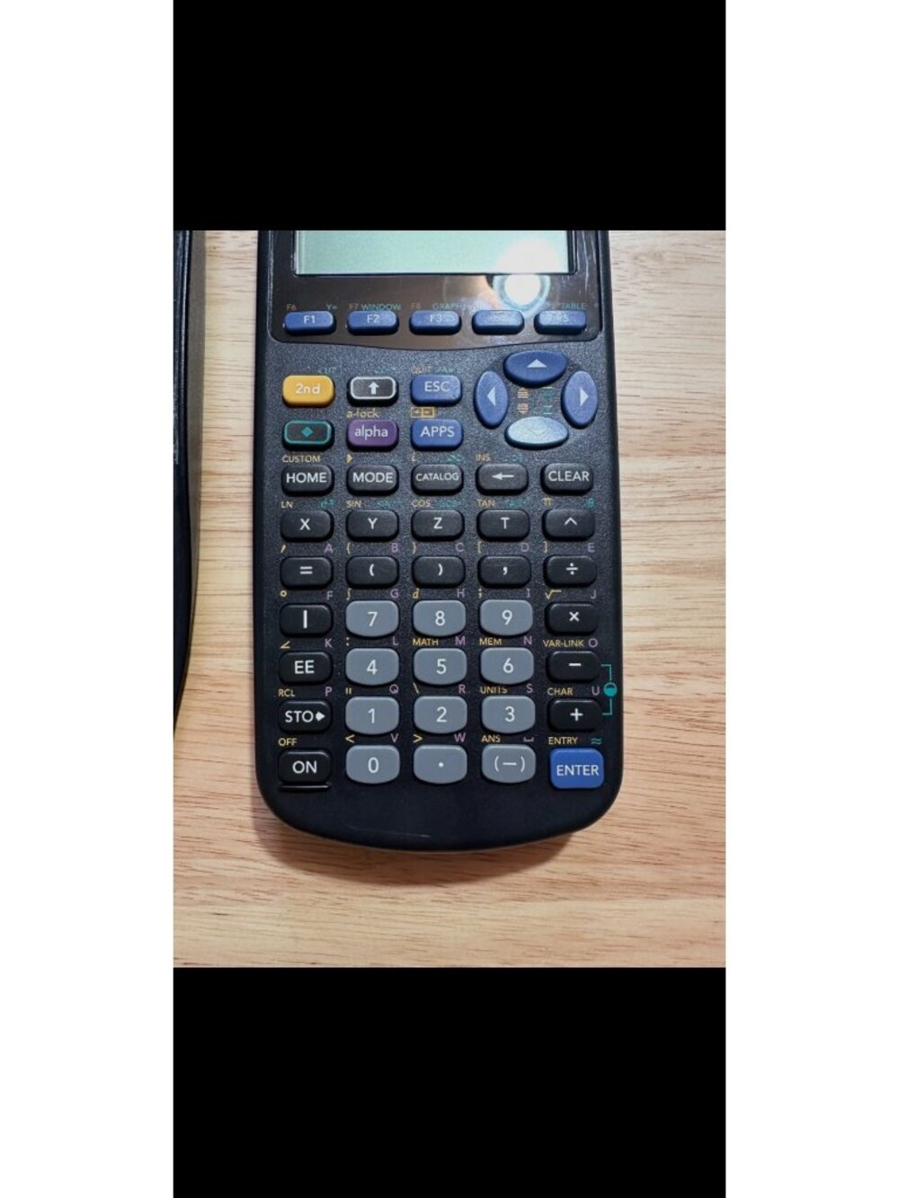 Texas Instruments TI-89 Graphing Calculator With Cover - Tested & Working - Picture 5 of 8